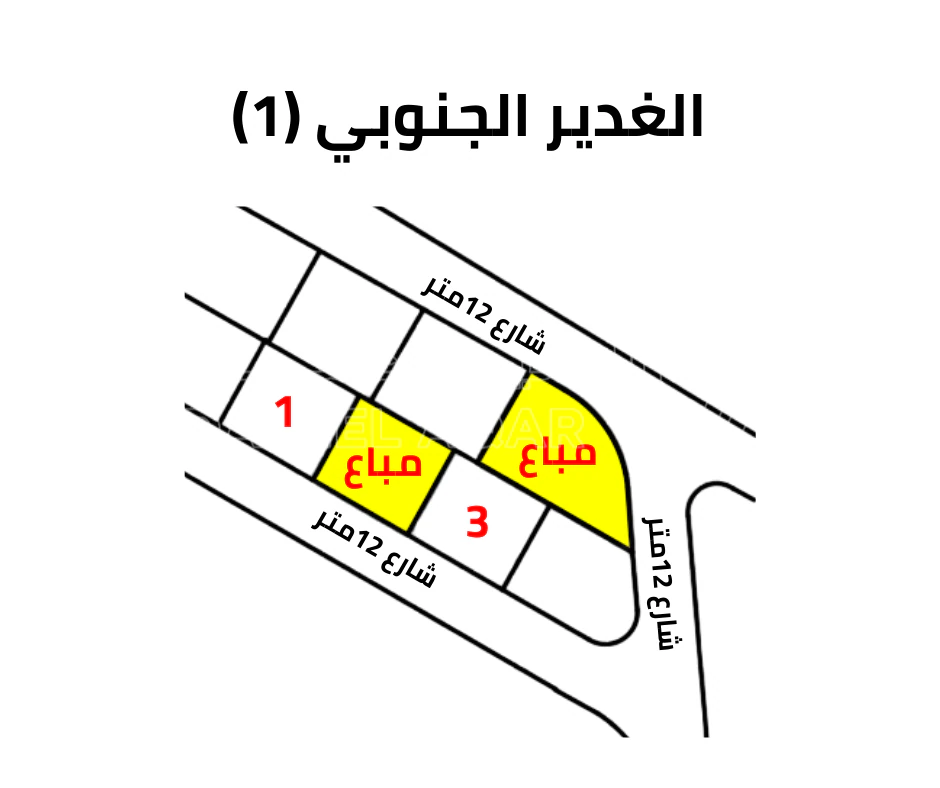 أرض في رجم الشامي/ الغدير الجنوبي - 28,000 دأ - صورة 1
